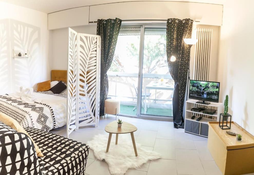 Residence Bord De Mer-Terasse-Plage Prado David Marseille Bagian luar foto